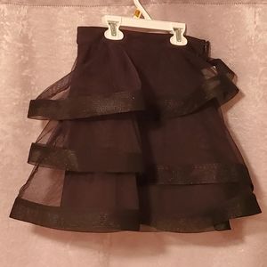 SPEECHLESS, Black Mini Skirt, Size 1